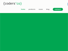 Tablet Screenshot of codersco.com